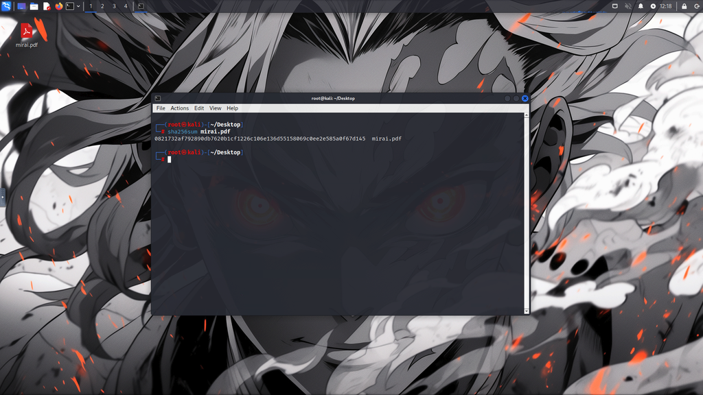 sha256sum command